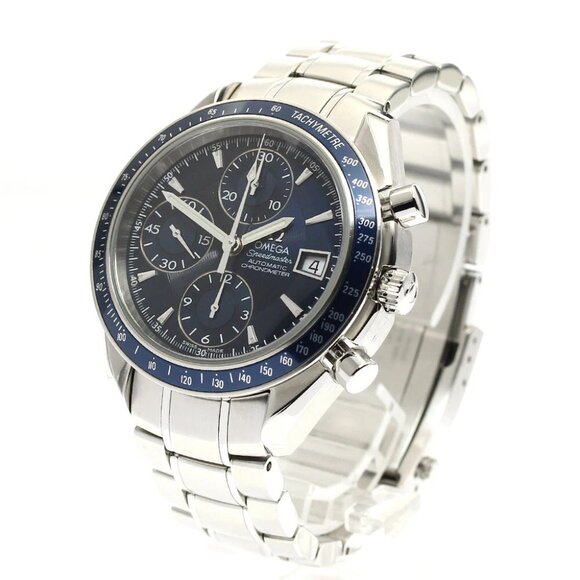 OMEGA Speedmaster 3212.80 Date Chronograph blue Dial Automatic Men's_882927 - Picture 1 of 7